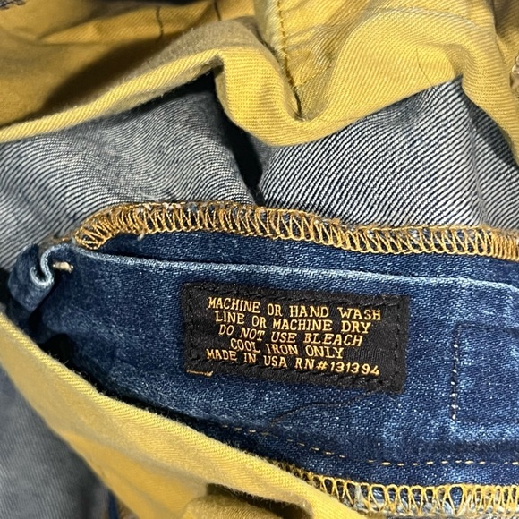 $195 CIVILIANAIRE x Allen Edmonds Made in USA Size 34 Hand Made Lux Jeans - Picture 6 of 13